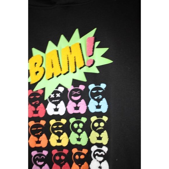 Bleeker & Mercer Graphic Black Hoodie - Men's XL - Picture 2 of 5